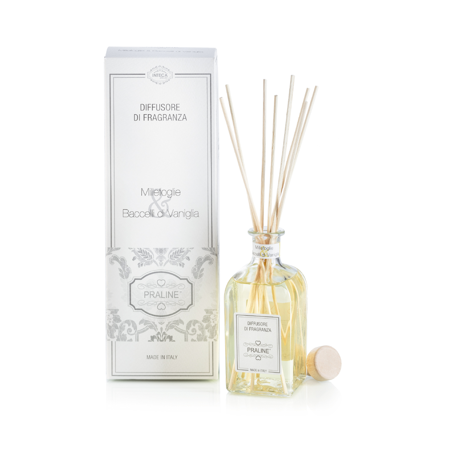 Diffusore Di Fraganza – Midollino Millefoglie e Baccelli di Vaniglia