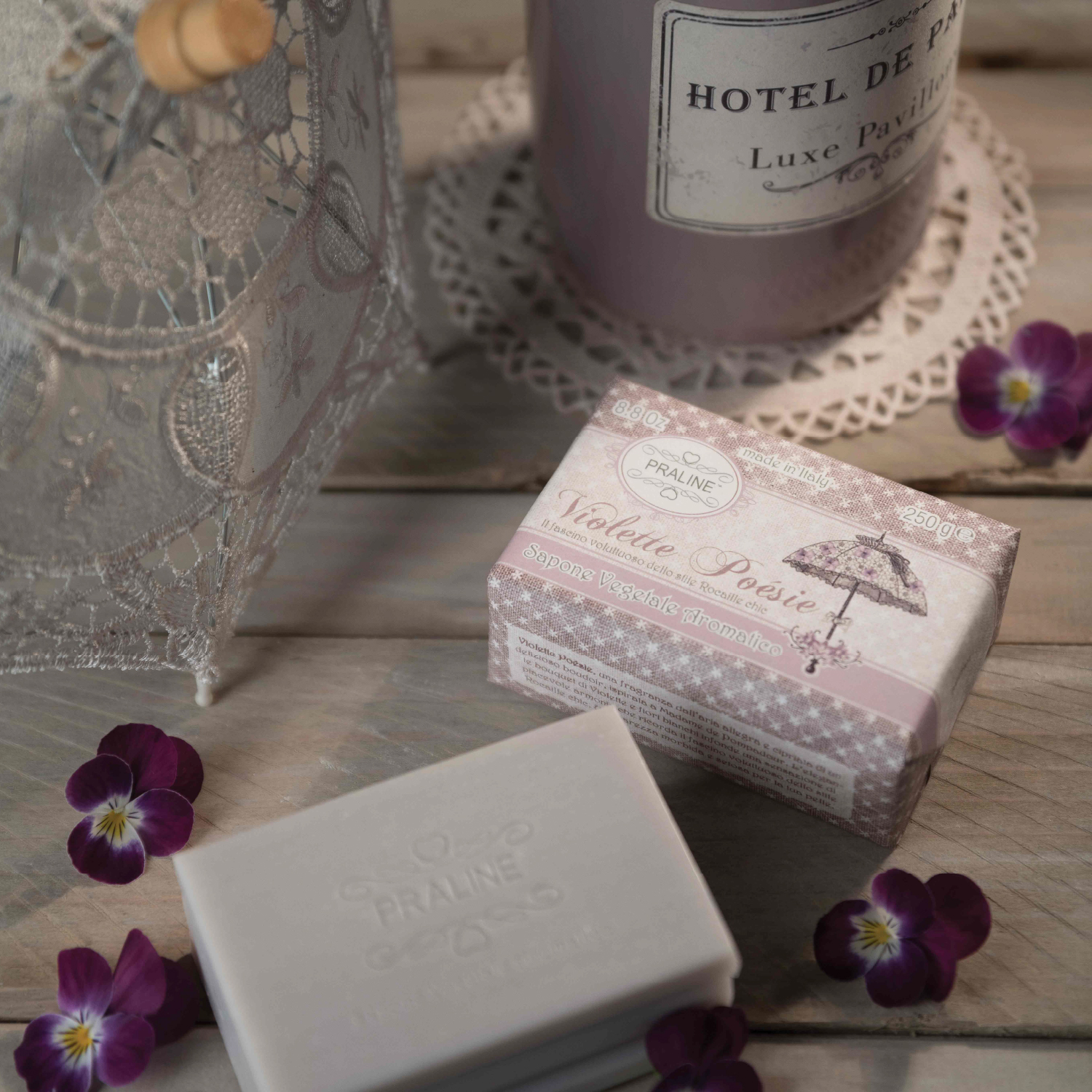 Vegetal Aromatic Soap – Solid Violette Poesie