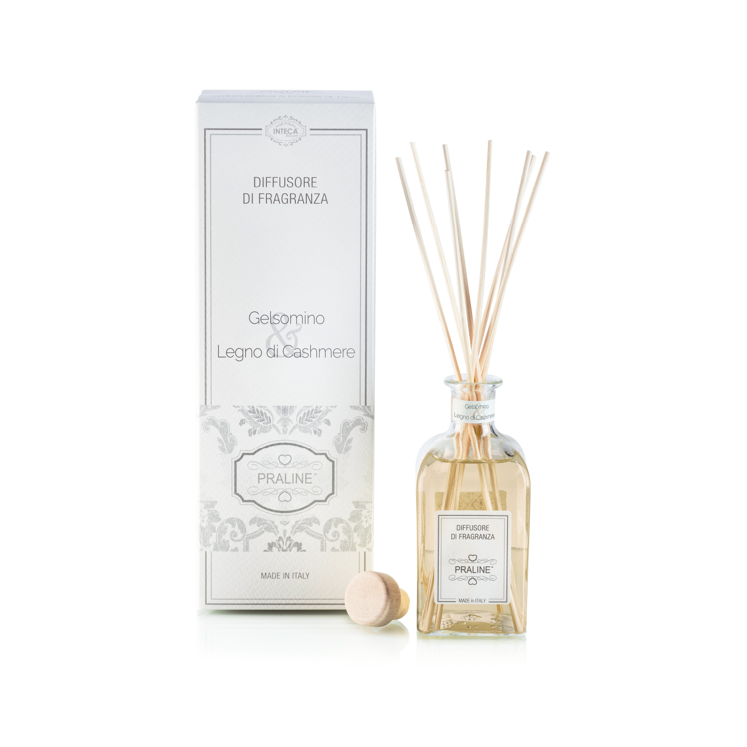 Diffusore Di Fraganza – Midollino Gelsomino e Legno di Cashmere