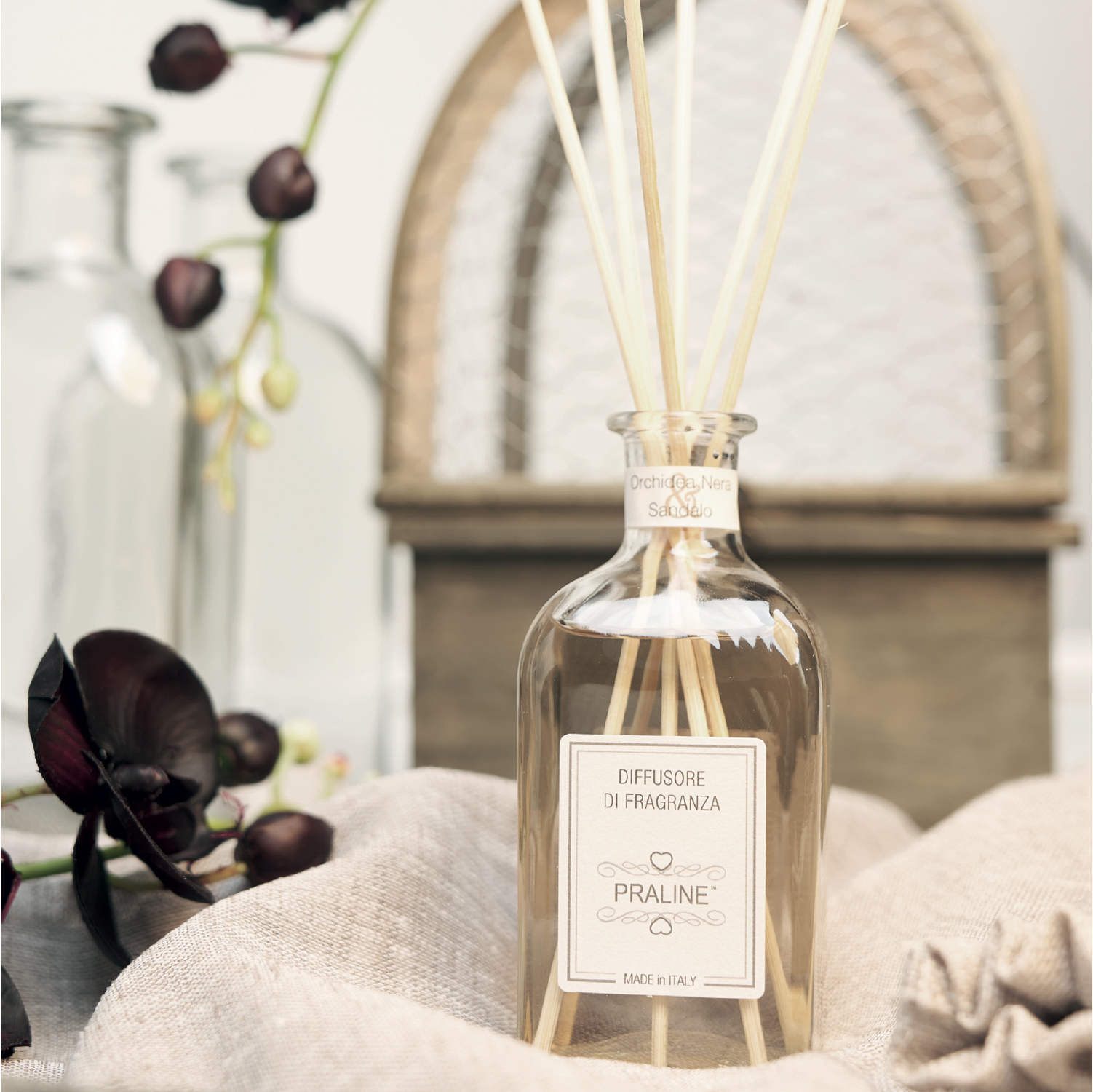 Diffusore Di Fraganza – Midollino Orchidea Nera e Sandalo